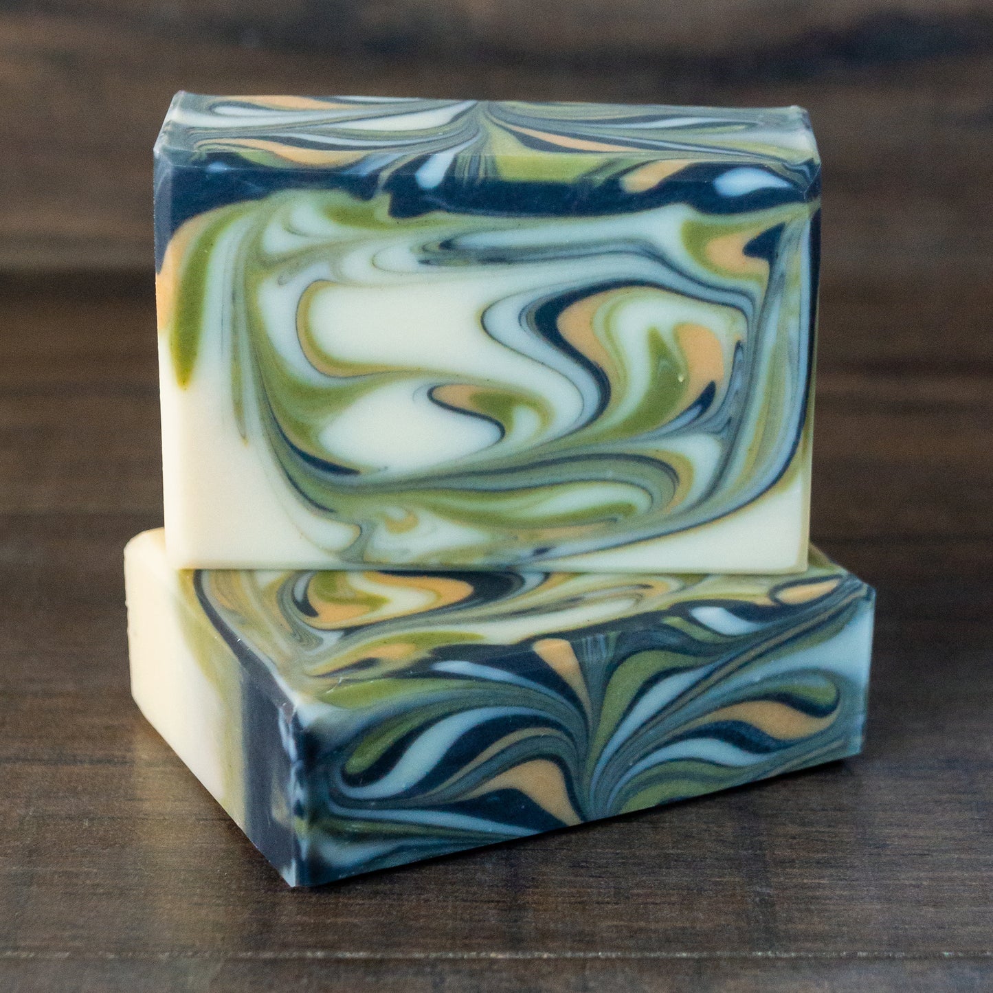 Levee Leaf // Cedar Rosemary Soap with Charcoal, Clay & Spinach