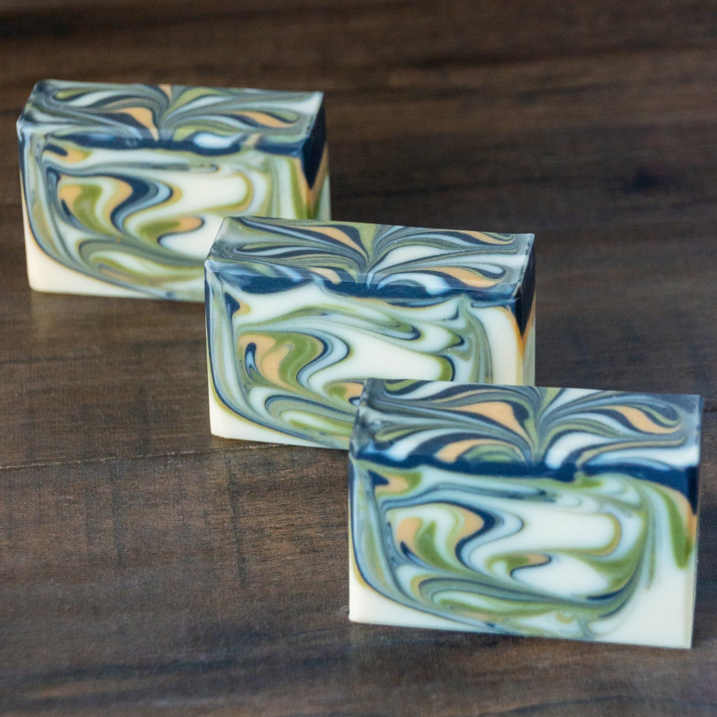 Levee Leaf // Cedar Rosemary Soap with Charcoal, Clay & Spinach