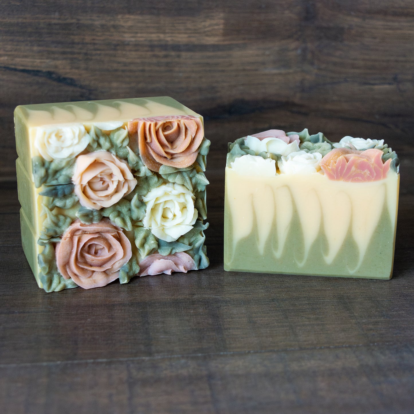 La Vie En Rose // Lemongrass Mint & Oatmeal Soap