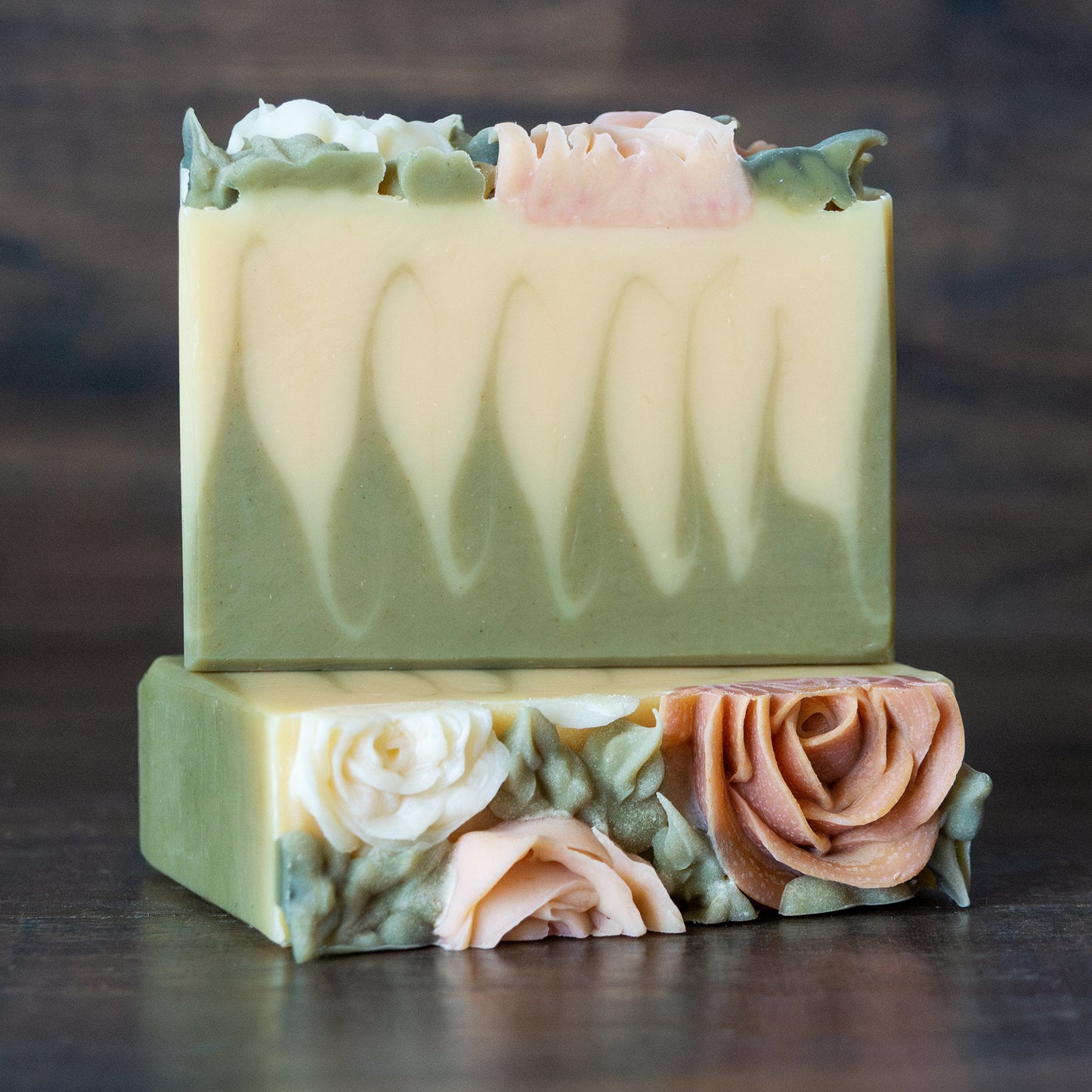 La Vie En Rose // Lemongrass Mint & Oatmeal Soap