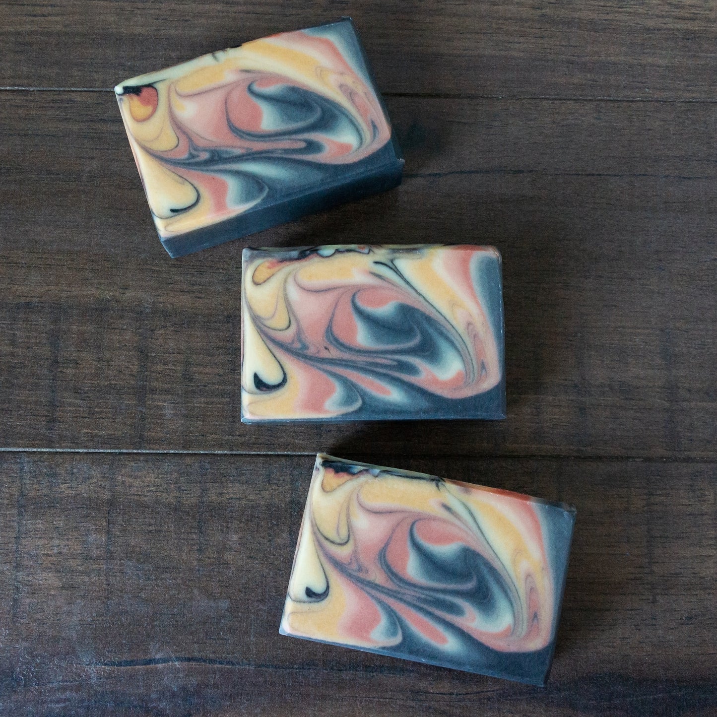 Fire Flower // Rosemary Orange Charcoal & Clay Soap