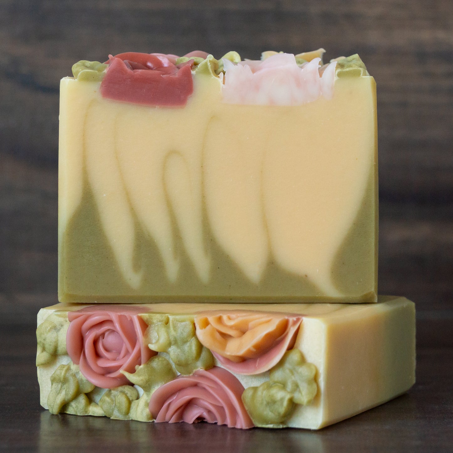 La Vie En Rose // Lemongrass Mint & Oatmeal Soap