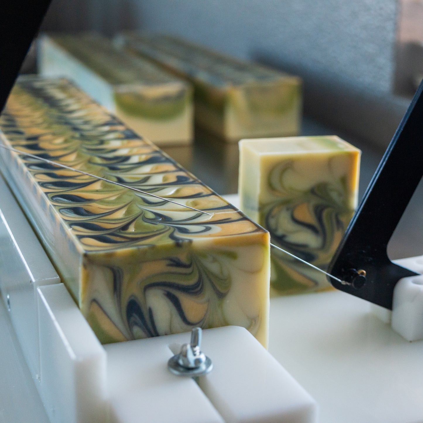 Levee Leaf // Cedar Rosemary Soap with Charcoal, Clay & Spinach