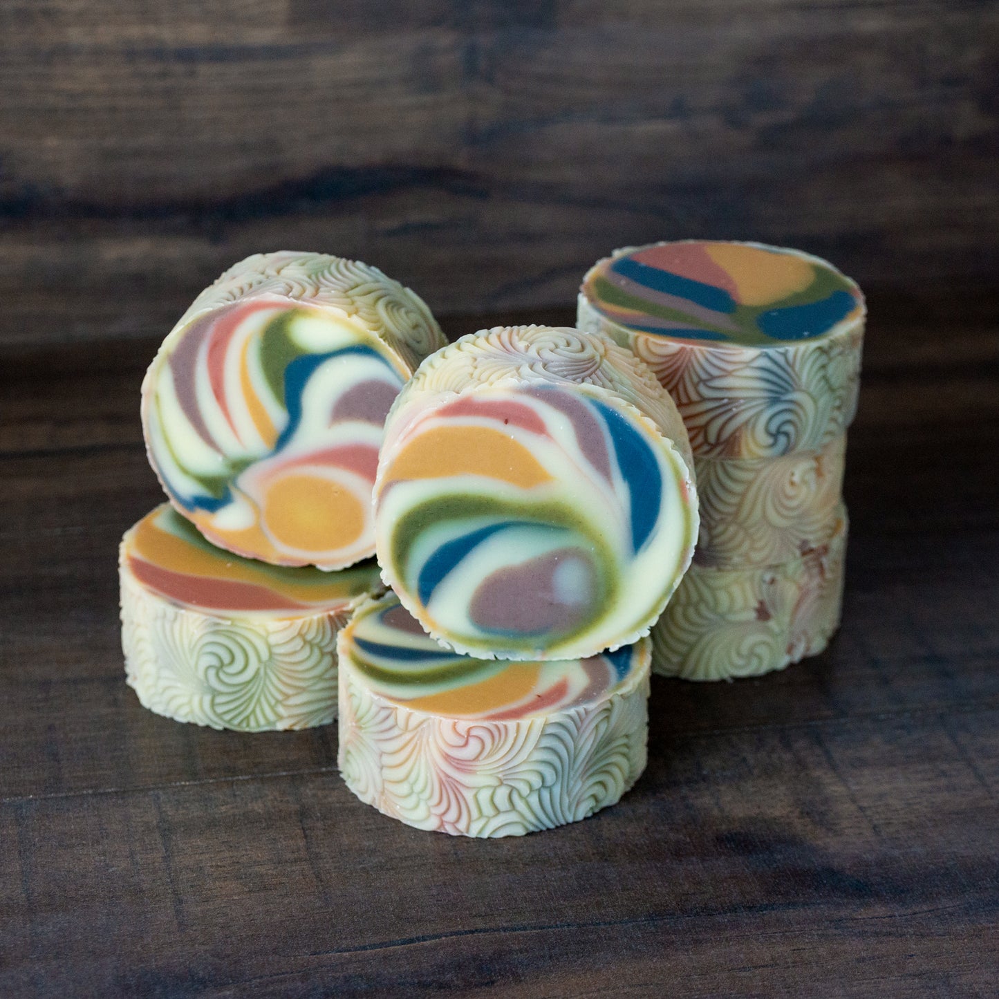 Rainbow Falls Soap // Orange Patchouli