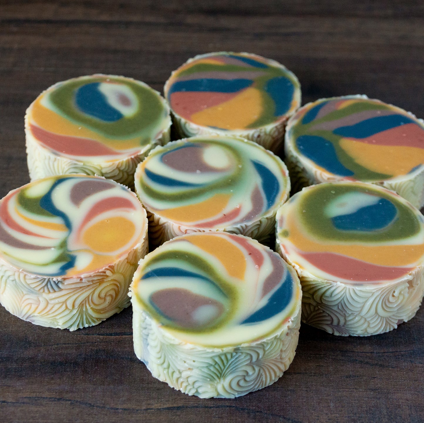 Rainbow Falls Soap // Orange Patchouli
