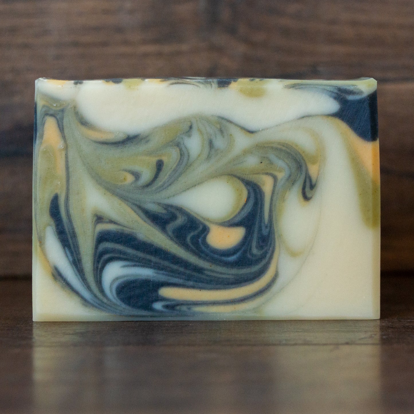 Levee Leaf // Cedar Rosemary Soap with Charcoal, Clay & Spinach