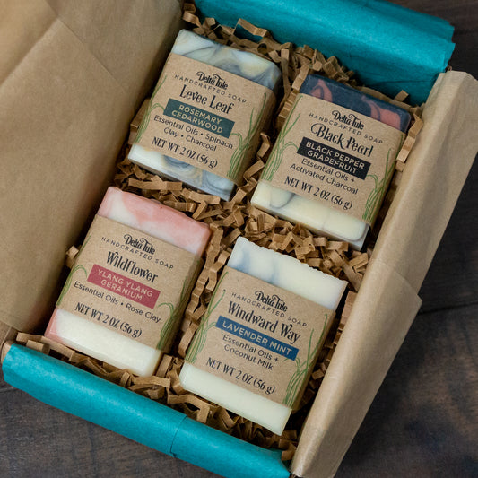 Boxed Set of 4 Half-Size Handmade Soaps