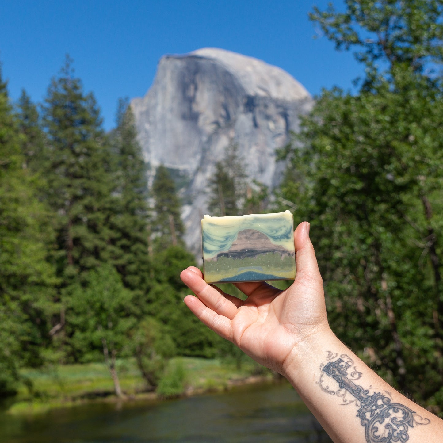 Half Dome Soap // Lavender Geranium Lemongrass