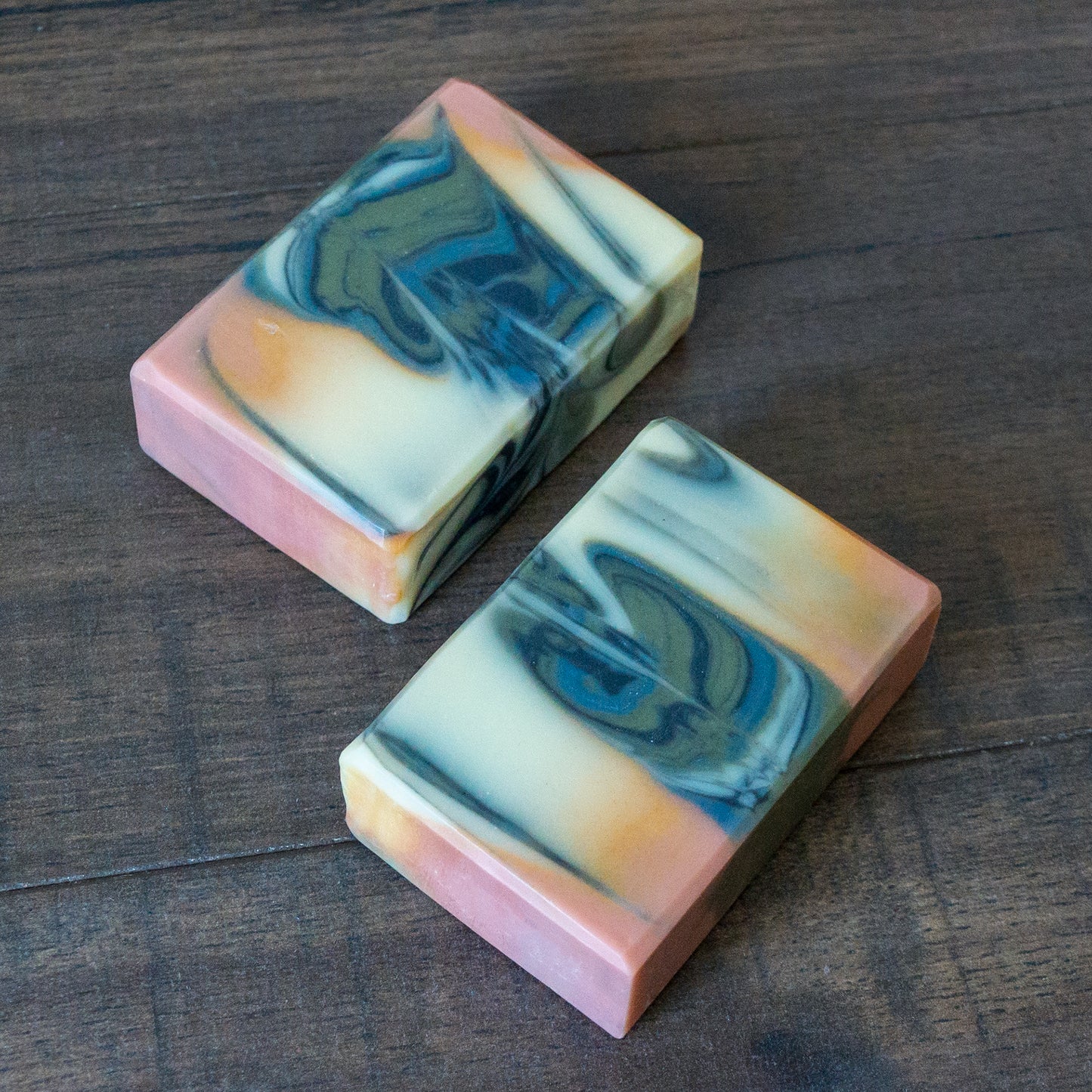Bloom // Rosemary Orange Lavender Oasis Swirl Soap