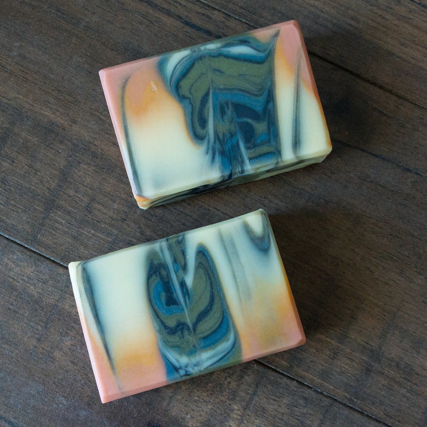 Bloom // Rosemary Orange Lavender Oasis Swirl Soap