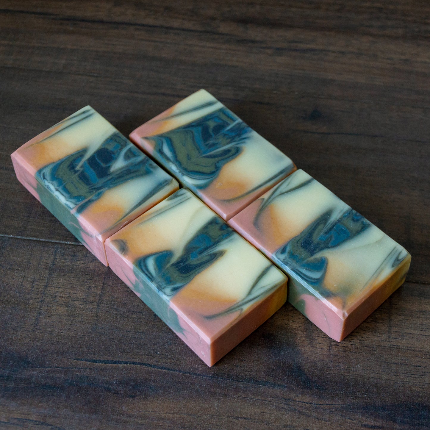 Bloom // Rosemary Orange Lavender Oasis Swirl Soap