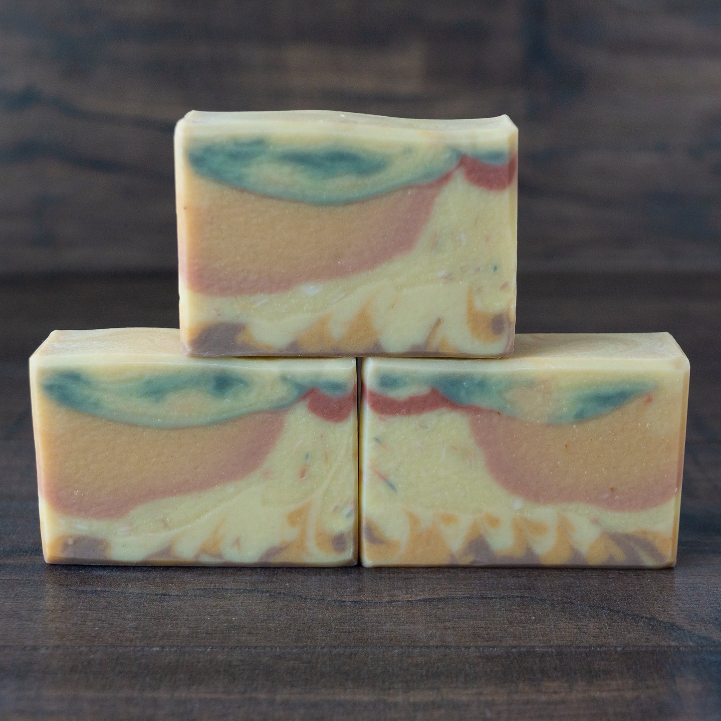 Rainbow Falls Crazy Layers Soap // Lavender Orange Patchouli