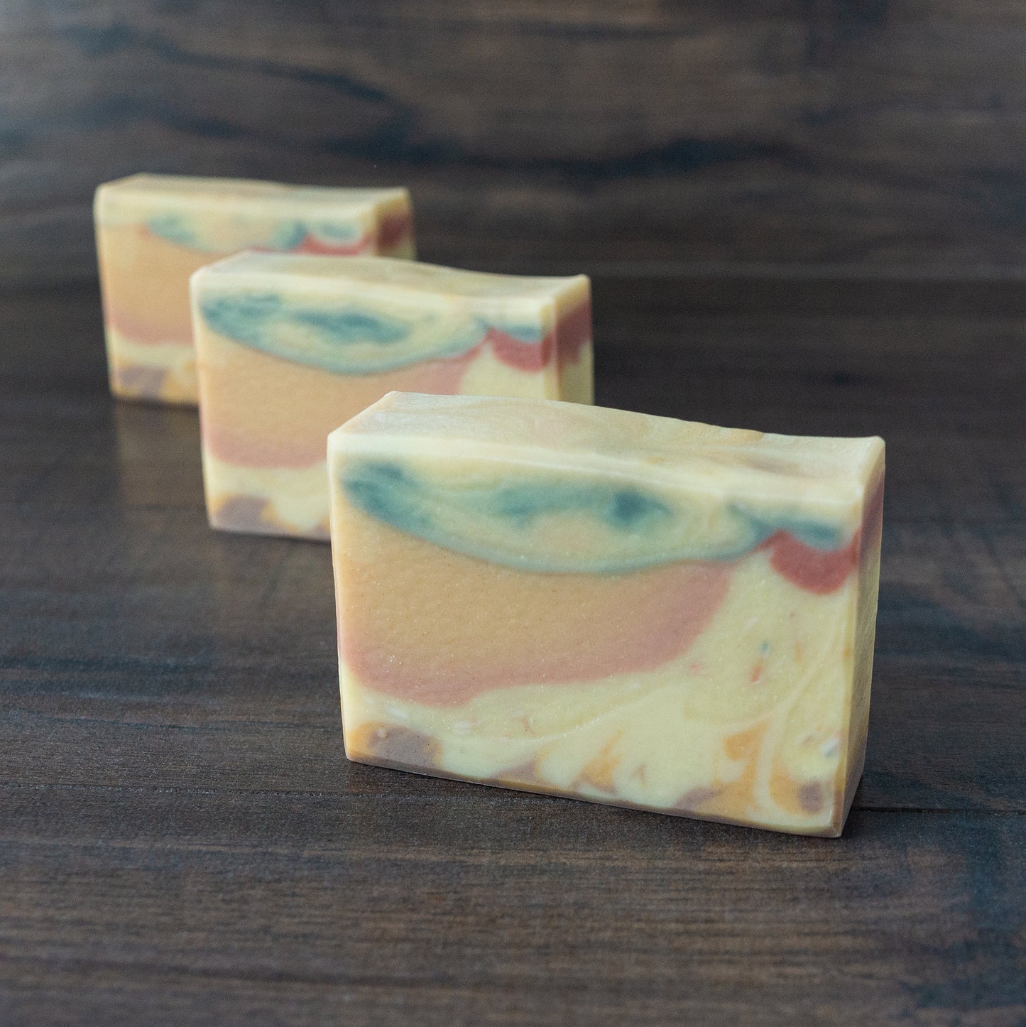 Rainbow Falls Crazy Layers Soap // Lavender Orange Patchouli