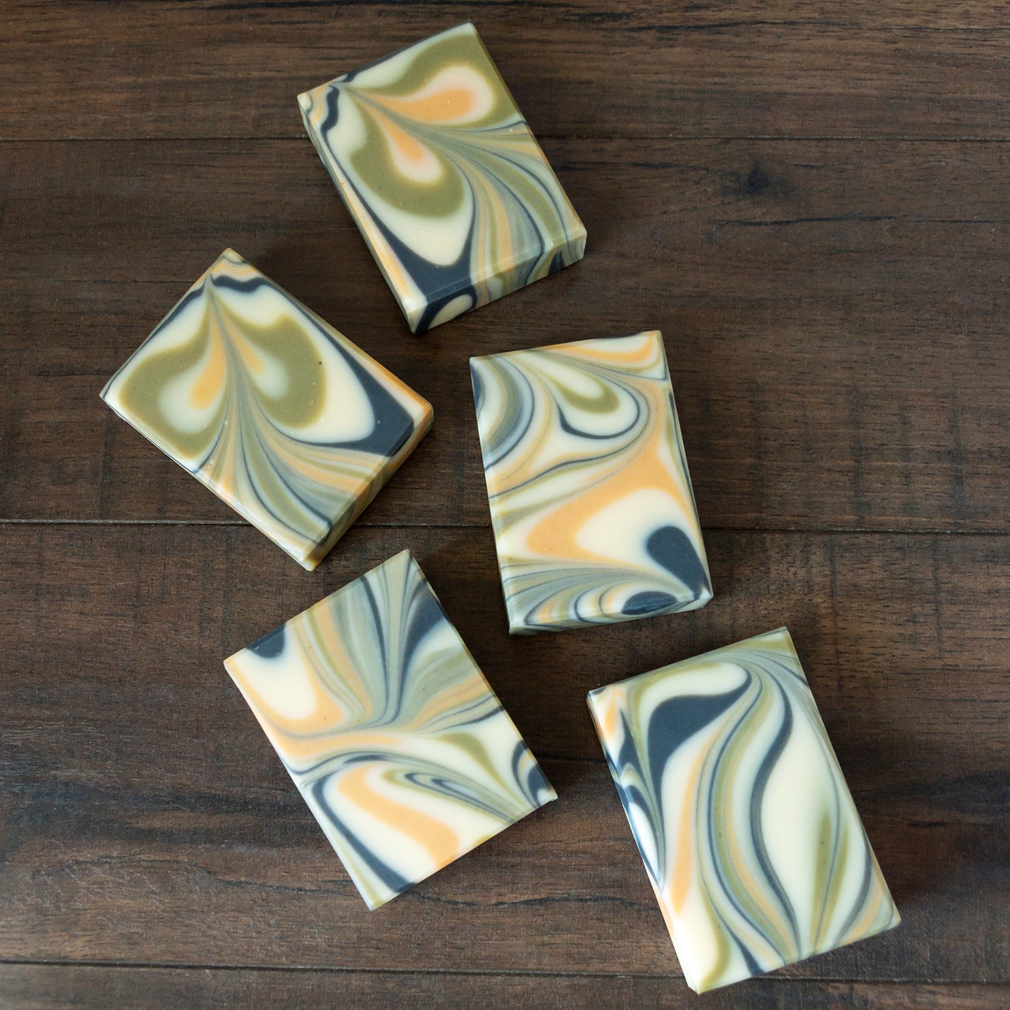 Into The Woods // Cedar Rosemary Soap with Charcoal, Clay & Spinach