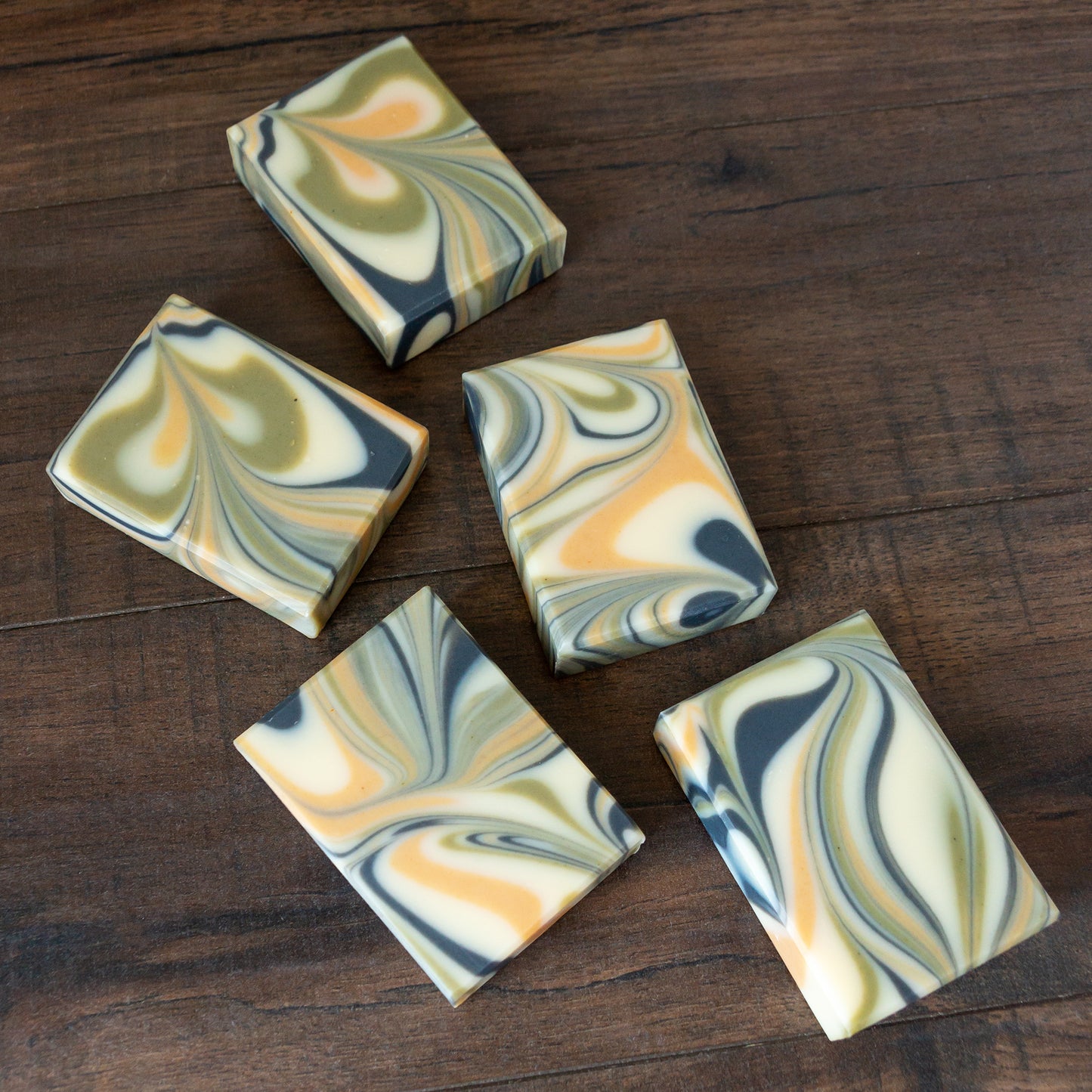 Into The Woods // Cedar Rosemary Soap with Charcoal, Clay & Spinach