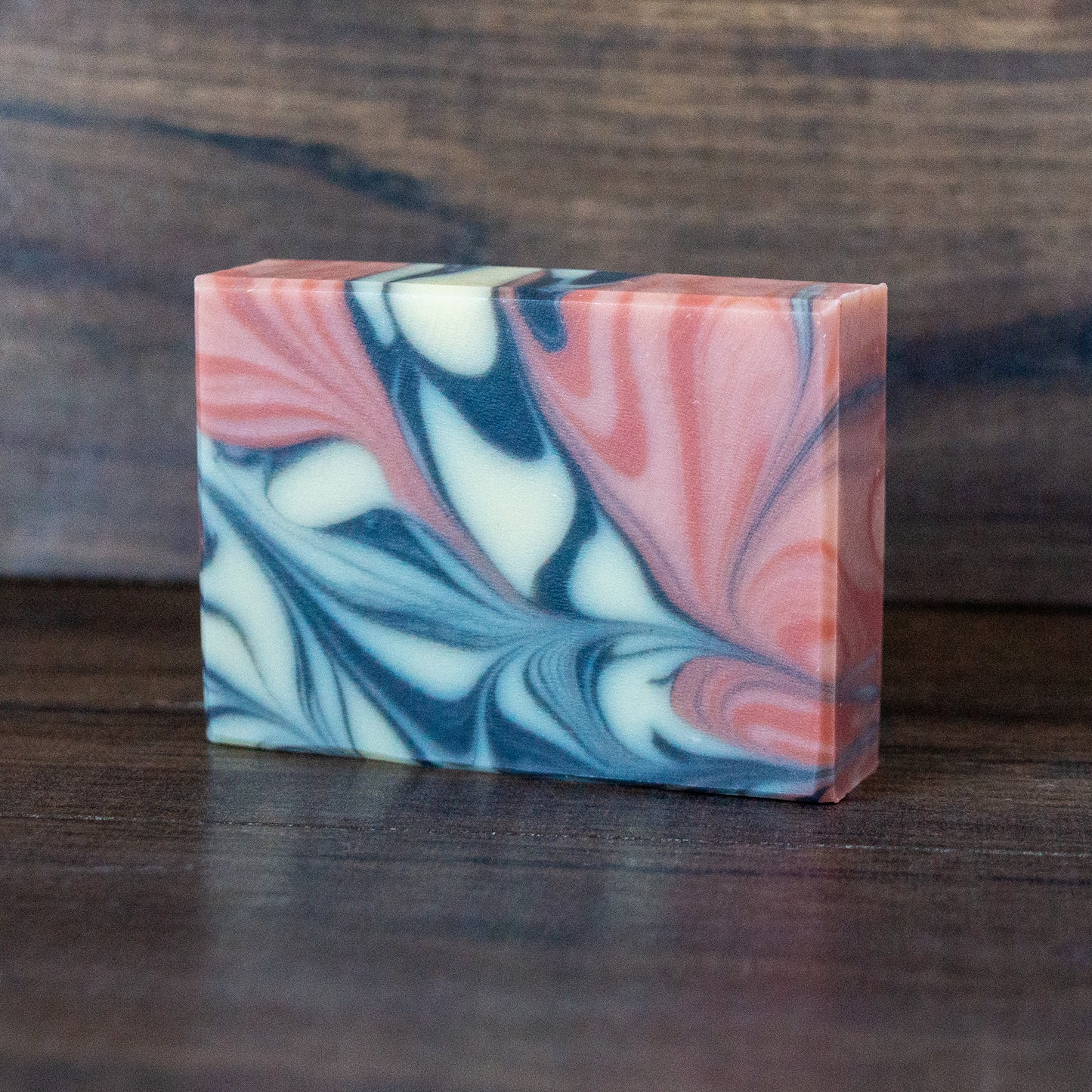Black Pearl // Charcoal & Rose Clay Soap