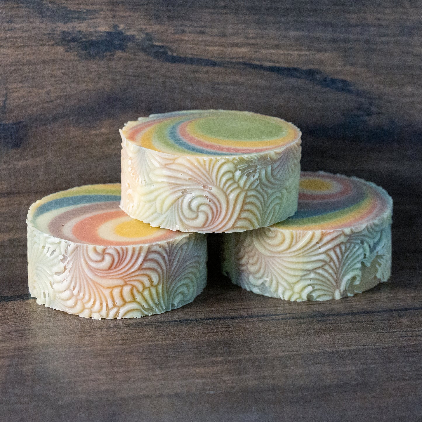 Rainbow Falls Soap // Orange Patchouli