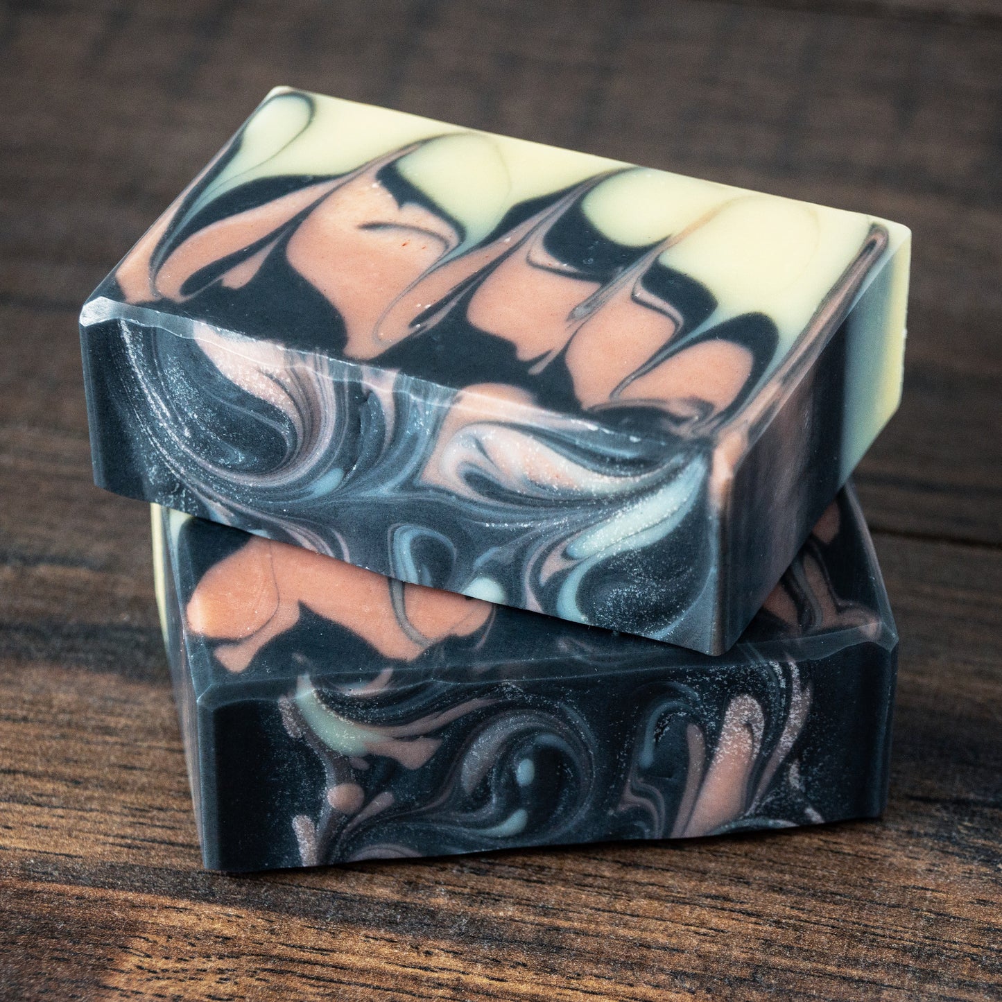 Black Pearl // Black Pepper & Grapefruit Charcoal & Rose Clay Soap