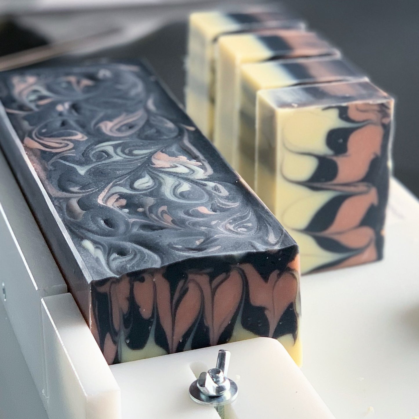 Black Pearl // Black Pepper & Grapefruit Charcoal & Rose Clay Soap