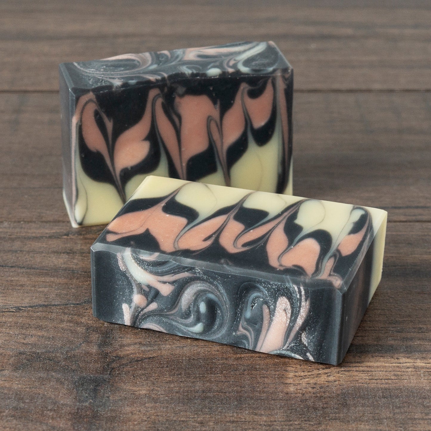 Black Pearl // Black Pepper & Grapefruit Charcoal & Rose Clay Soap