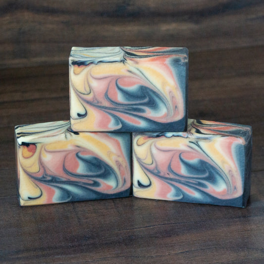 Fire Flower // Rosemary Orange Charcoal & Clay Soap