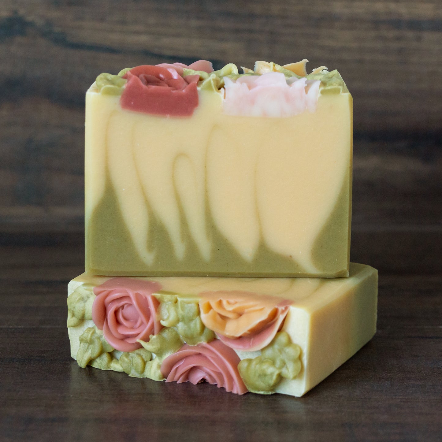 La Vie En Rose // Lemongrass Mint & Oatmeal Soap