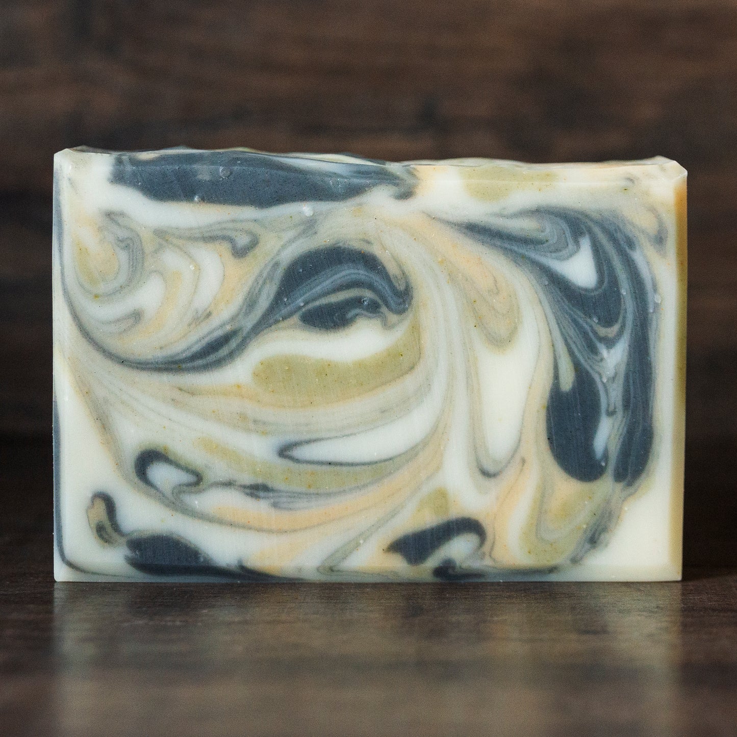 Levee Leaf // Cedar Rosemary Soap with Charcoal, Clay & Spinach