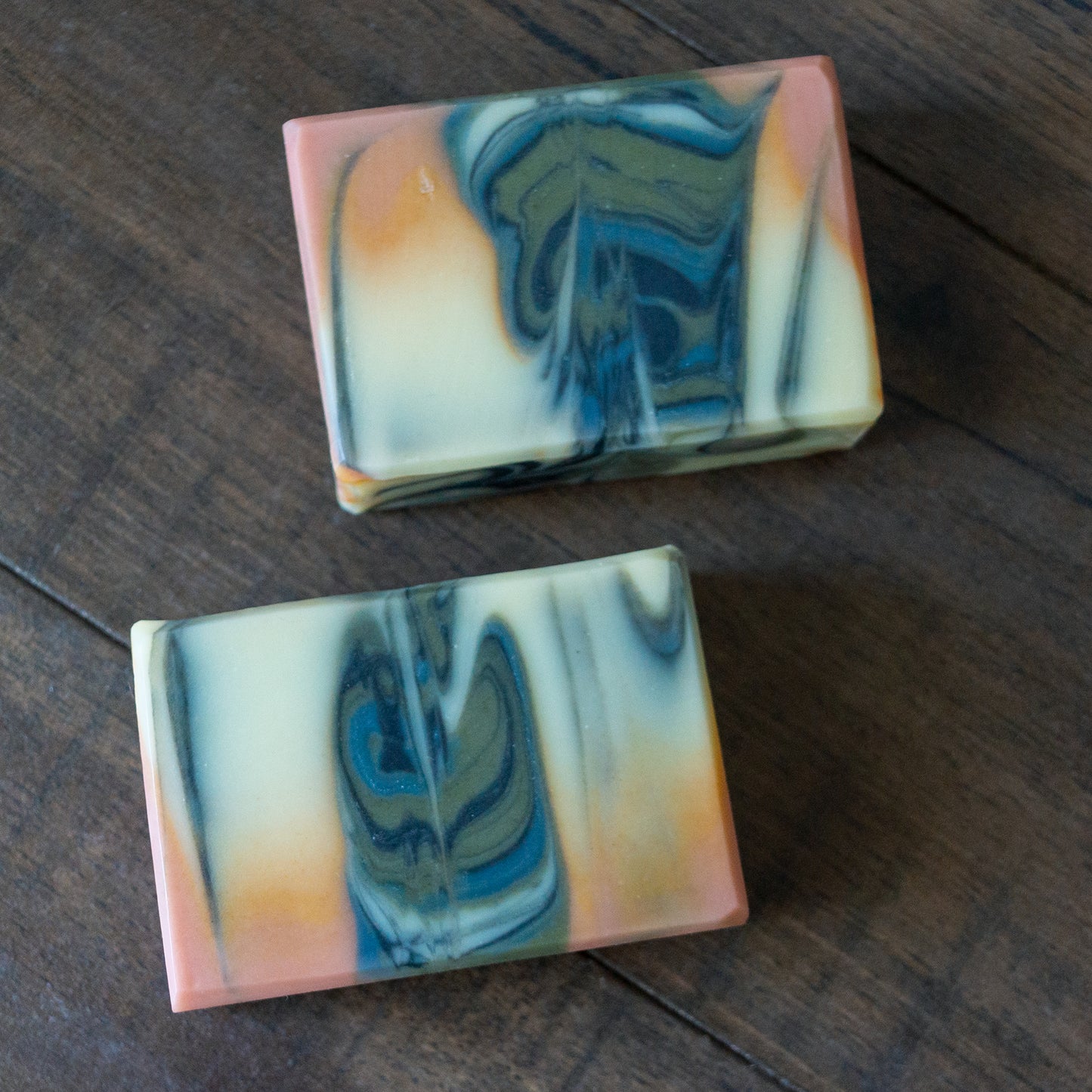 Bloom // Rosemary Orange Lavender Oasis Swirl Soap