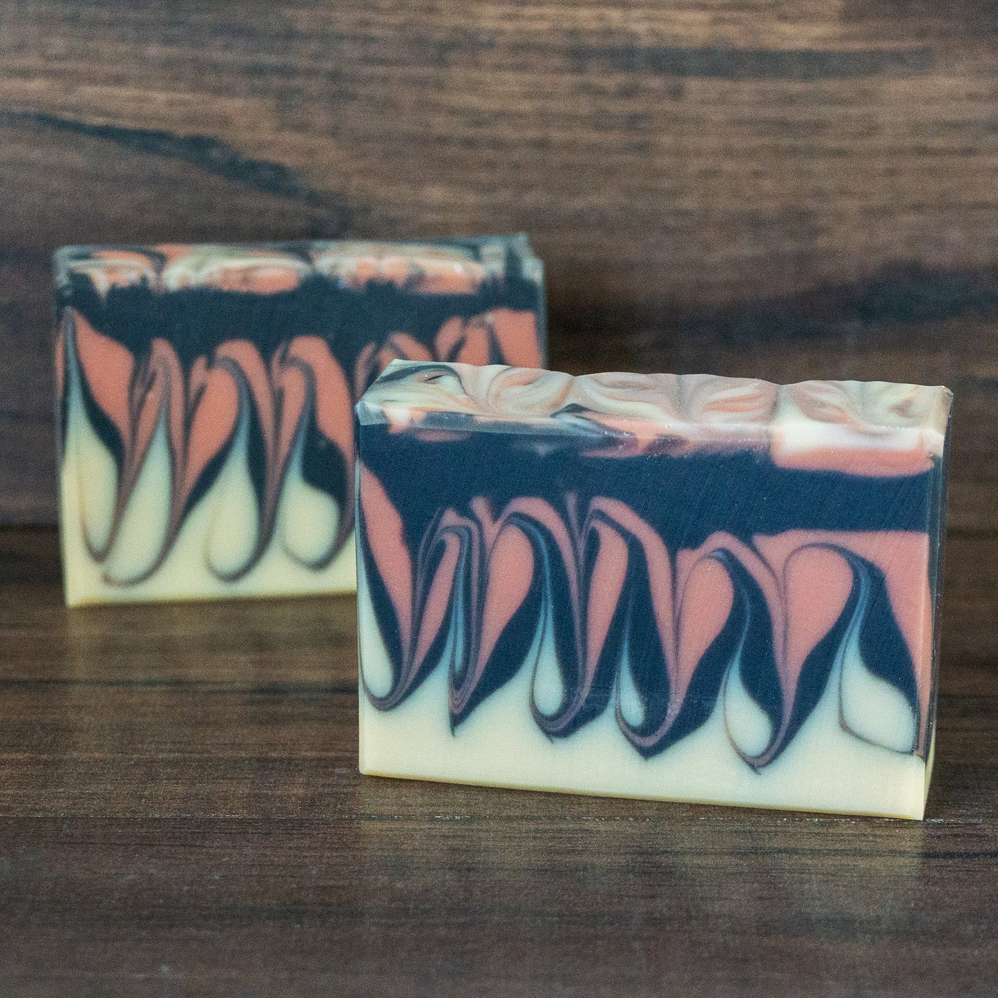 Black Pearl // Black Pepper & Grapefruit Charcoal & Rose Clay Soap