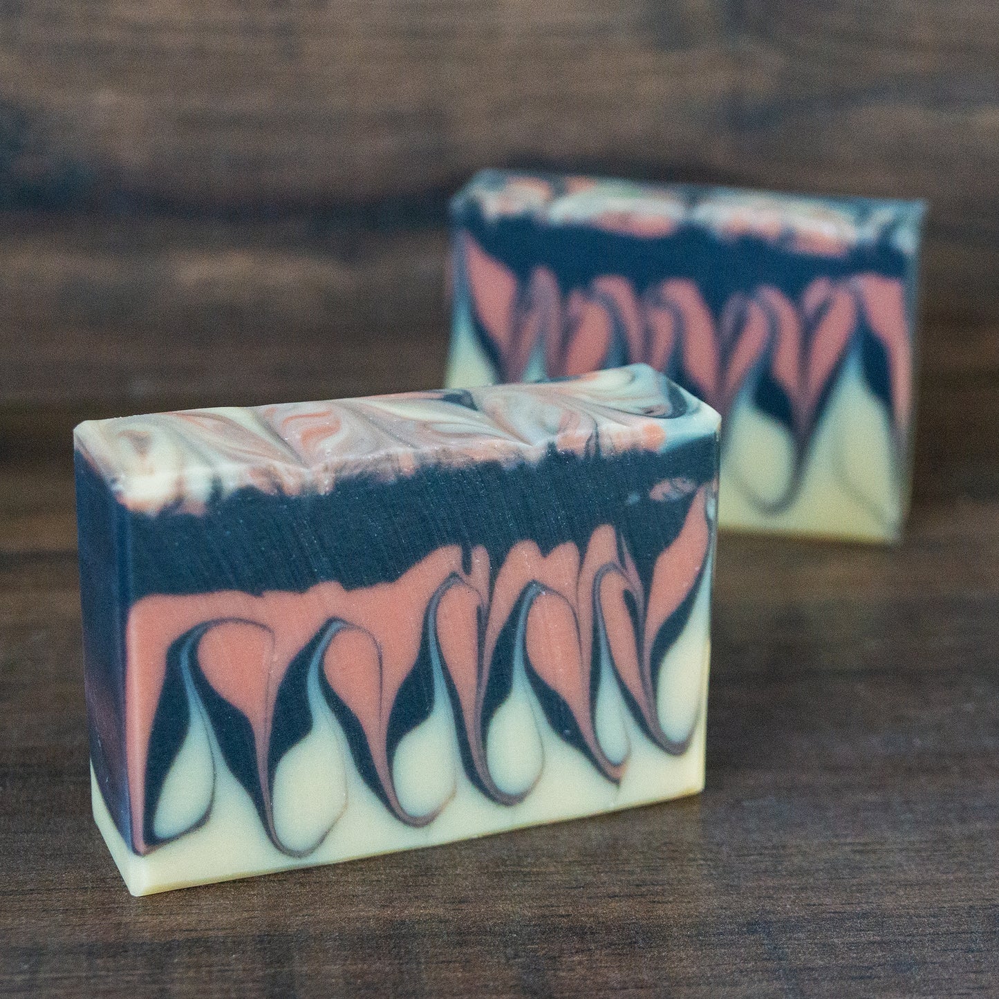 Black Pearl // Black Pepper & Grapefruit Charcoal & Rose Clay Soap