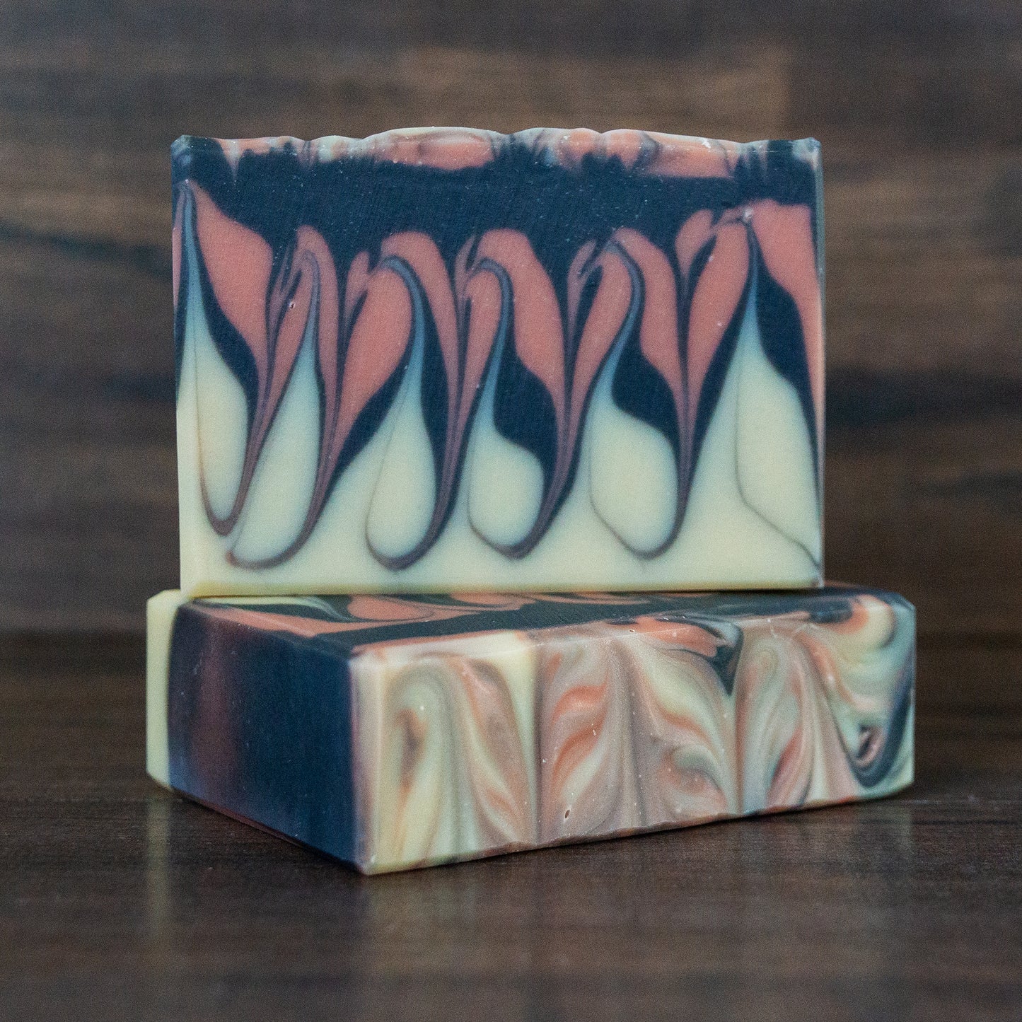 Black Pearl // Black Pepper & Grapefruit Charcoal & Rose Clay Soap