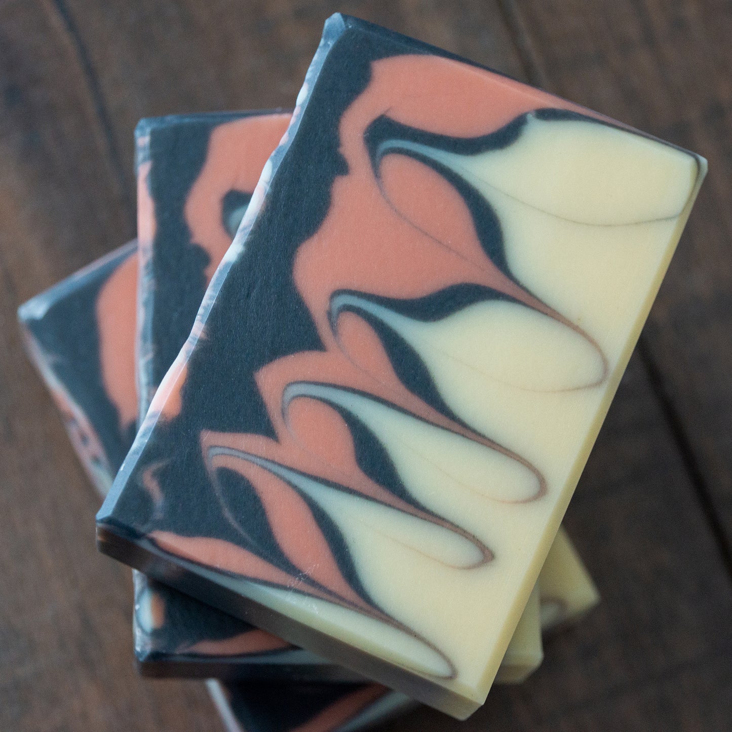 Black Pearl // Black Pepper & Grapefruit Charcoal & Rose Clay Soap