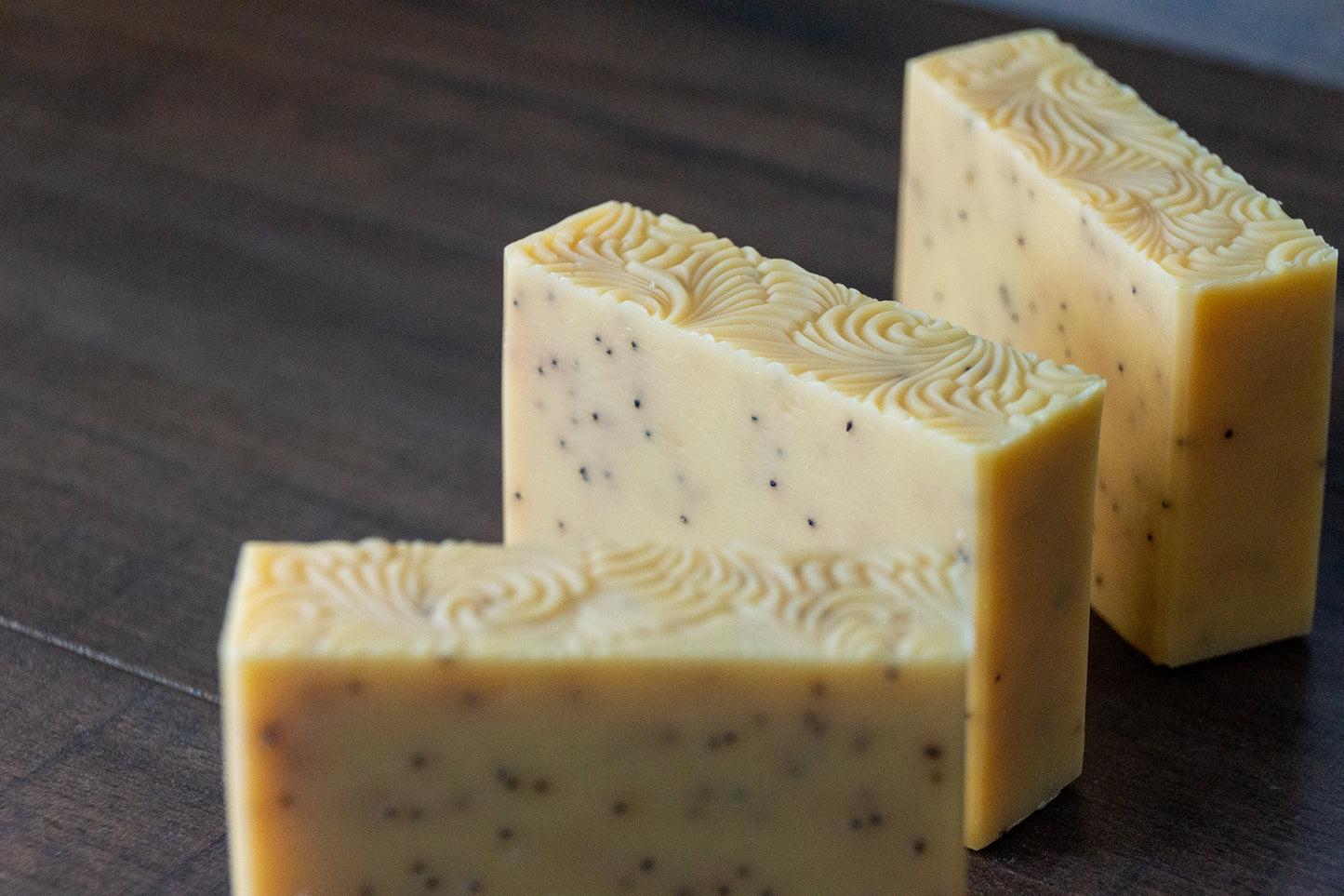 Sunshine Scrub // Lemongrass Poppy Seed Soap