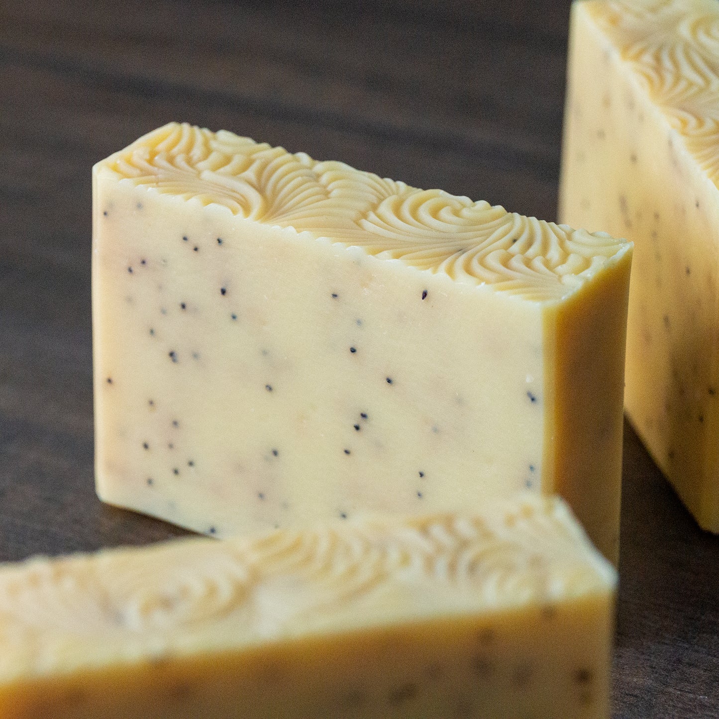 Sunshine Scrub // Lemongrass Poppy Seed Soap