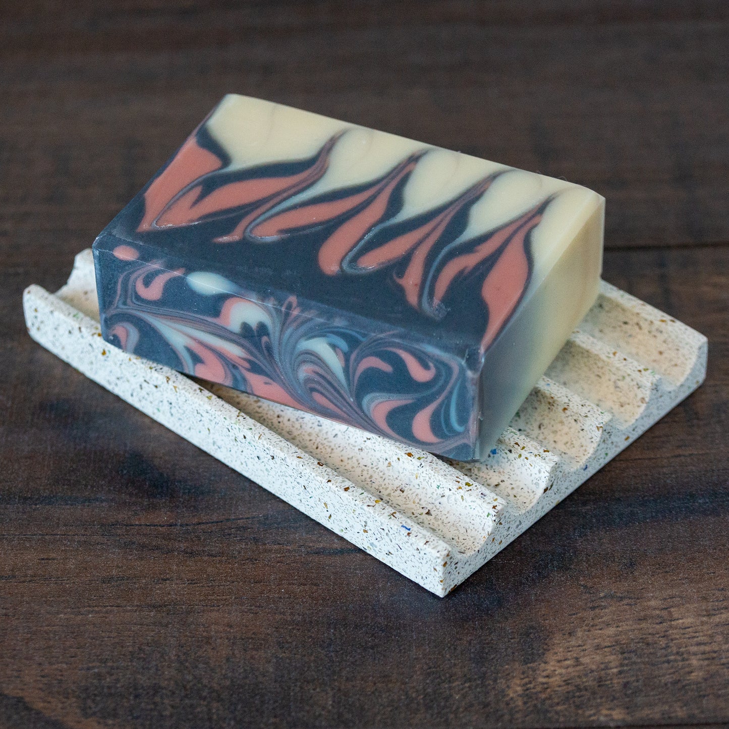 Black Pearl // Black Pepper & Grapefruit Charcoal & Rose Clay Soap