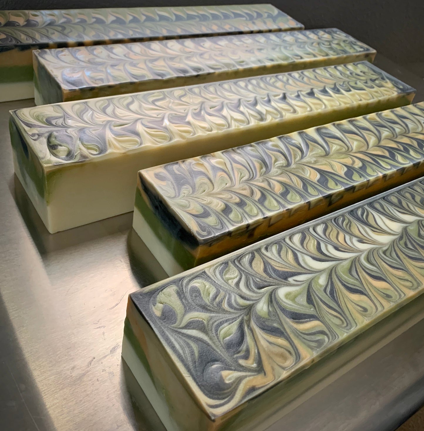 Levee Leaf // Cedar Rosemary Soap with Charcoal, Clay & Spinach