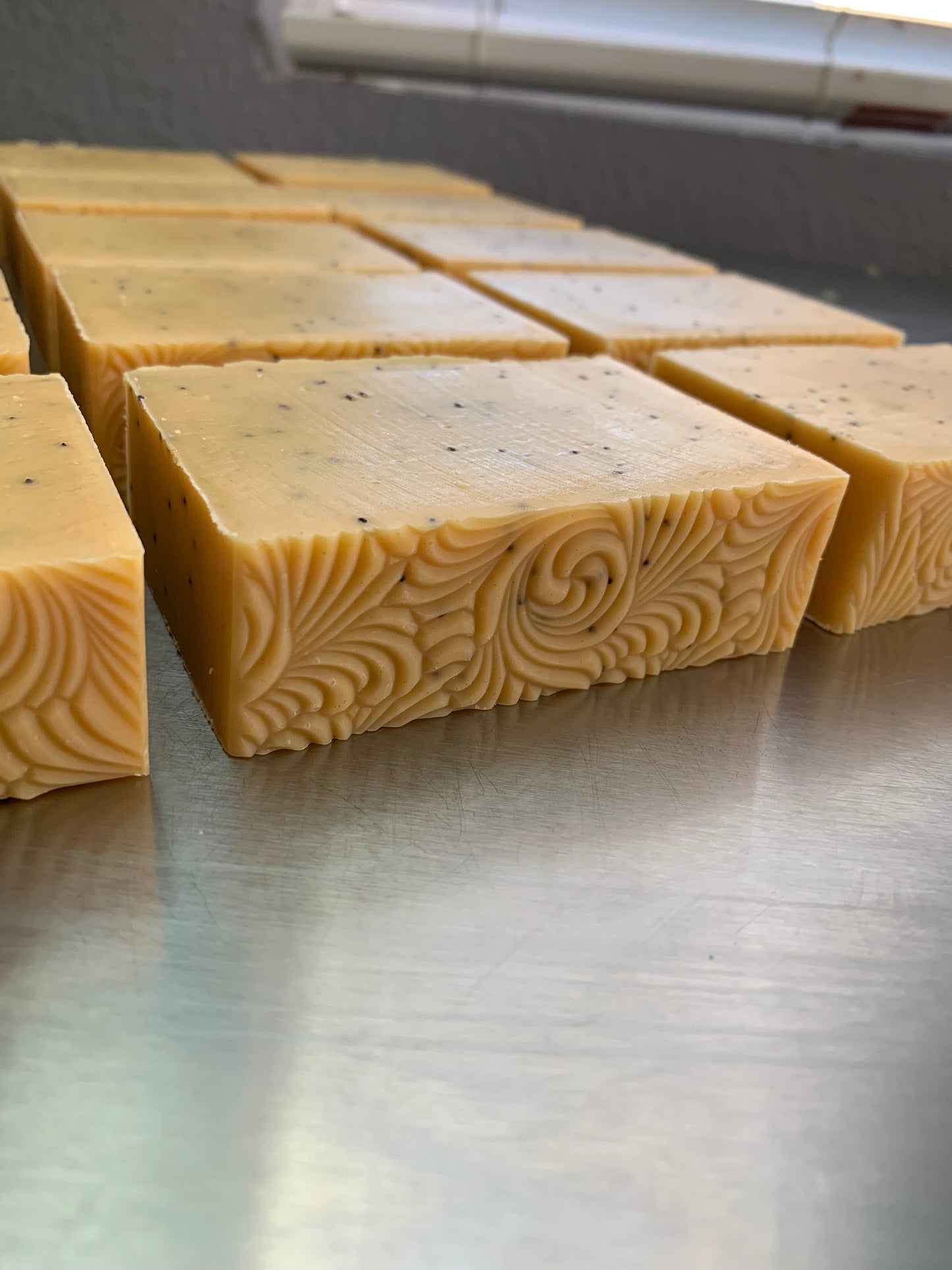 Sunshine Scrub // Lemongrass Poppy Seed Soap