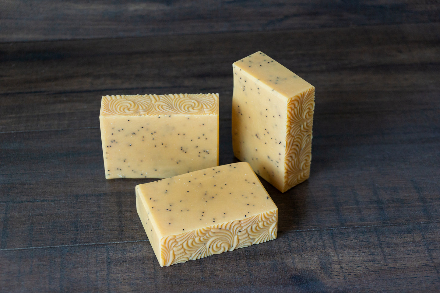 Sunshine Scrub // Lemongrass Poppy Seed Soap